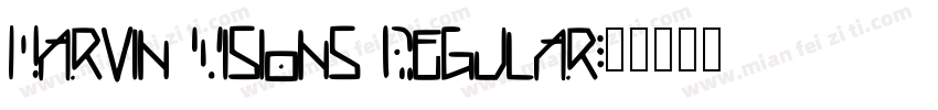 Marvin Visions Regular字体转换
